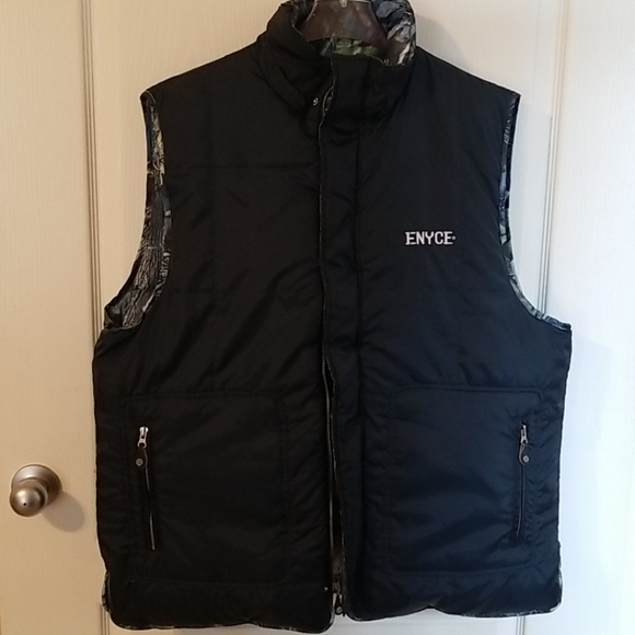 Men's Vintage ENYCE Wood Puffer Vest - Picture 7 of 11